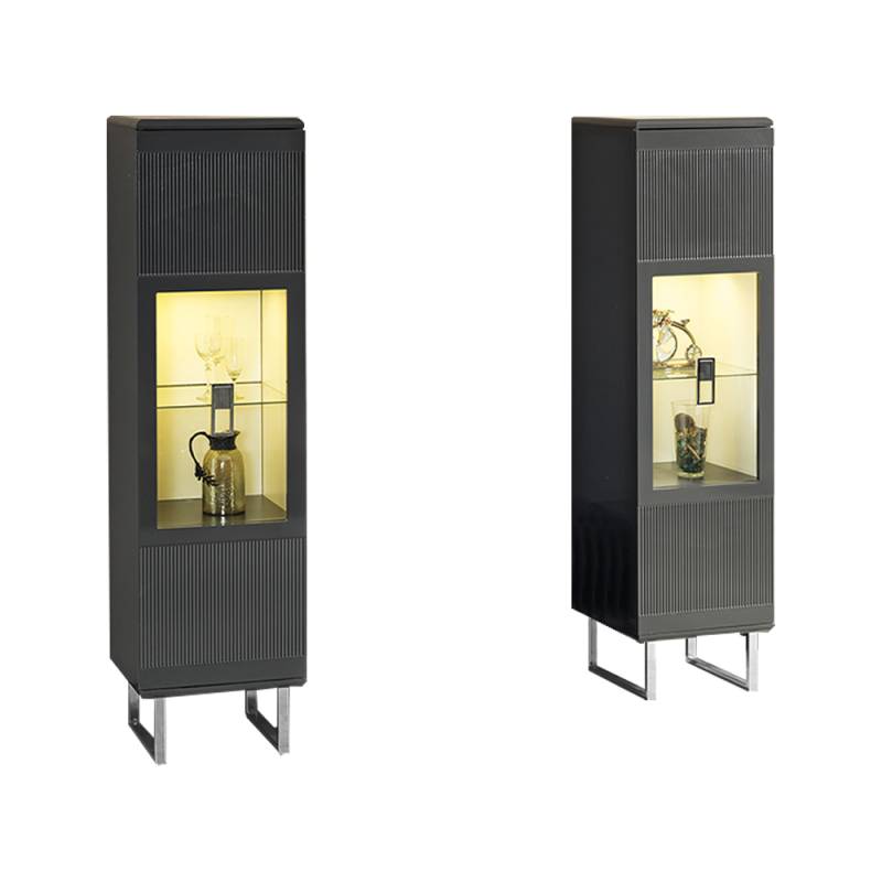 Gruppe Vitrinen Schränke Kommoden Holz Grau Wohnzimmer 2tlg Modern Gruppe Vitrinen Schränke Kommoden Holz Grau Wohnzimmer 2tlg Modern von JV Möbel