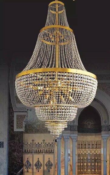 Hängeleuchte Kronleuchter Lampe Kristalllampe Deckenleuchte Lampen 100x245 von JV Moebel