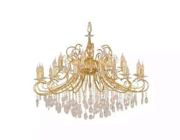 Hängeleuchte Kronleuchter Lampe Kristalllampe Deckenleuchte Lampen 115x125 von JV Moebel