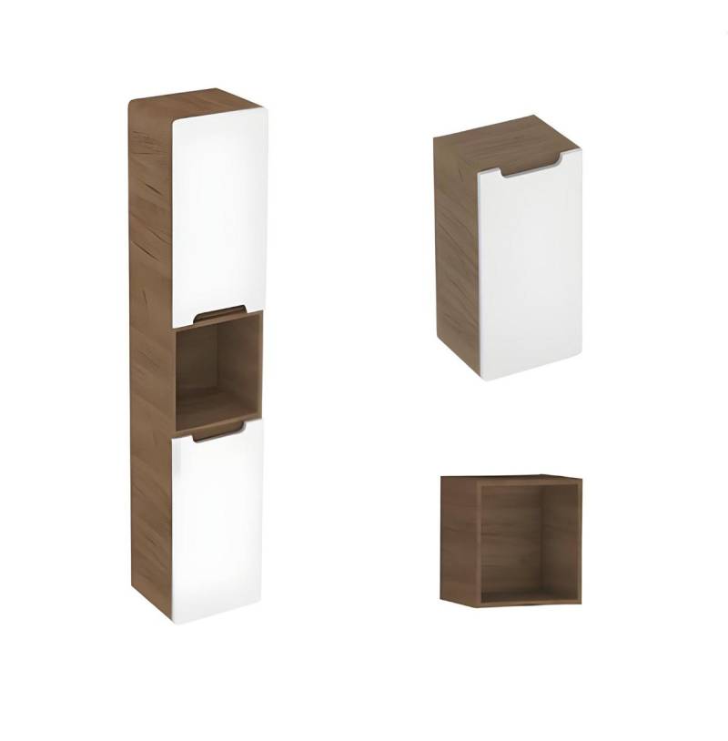 Hängeschrank Hochschrank Bad Regal Holz Wandschrank Badezimmerschrank von JV Möbel