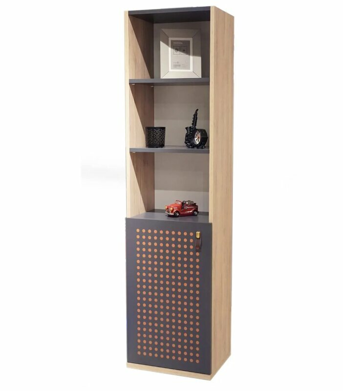 Hellbrauner Bücherschrank Kinderzimmer Möbel Jugendzimmer Holz Konsole von JV Moebel
