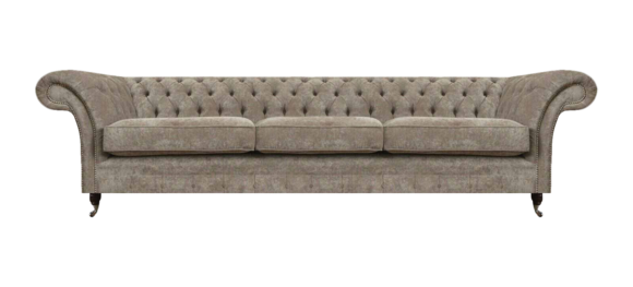 Hellgraue Chesterfield Sitzcouch Polstermöbel Designer Dreisitzer Sofa Hellgraue Chesterfield Sitzcouch Polstermöbel Designer Dreisitzer Sofa von JV Moebel