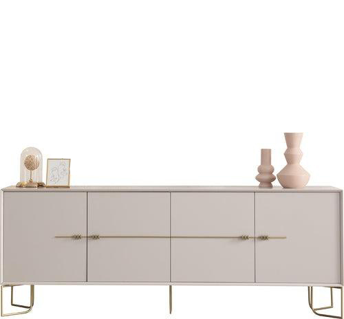 Highboard Kommode Anrichte Schrank Kommoden Sideboard Buffet Holz 220cm von JV Möbel