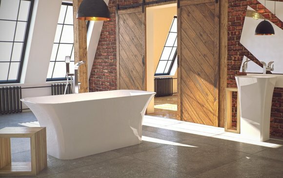 Hochwertige Design Badewanne Exclusive freistehende Acrylwanne Wanne Bad 160x70 Hochwertige Design Badewanne Exclusive freistehende Acrylwanne Wanne Bad 160x70 von JV Möbel