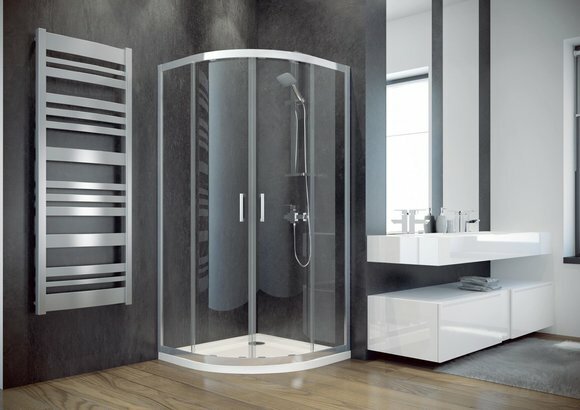 Hochwertige Duschkabine Viertelkreis Eckdusche Duschabtrennung Glas Dusche Neu Hochwertige Duschkabine Viertelkreis Eckdusche Duschabtrennung Glas Dusche Neu von JV Möbel