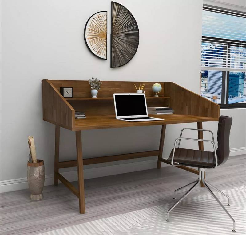 Hochwertiger Holz Tish Designer Bürotisch Moderne Holzmöbel Schreibtisch von JV Moebel