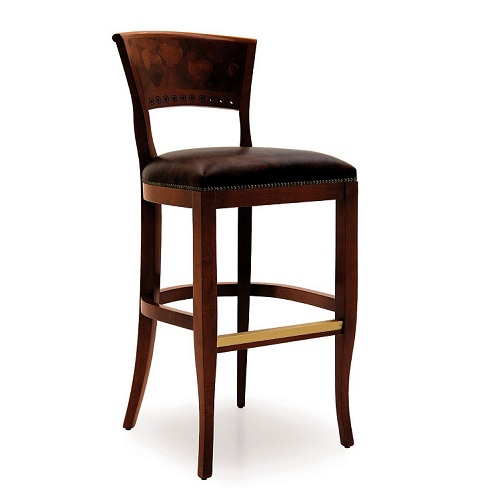 Hocker Barhocker Königlicher Polster Klassisch Samt 1 Sitzer Antik Stil Stuhl von JV Möbel
