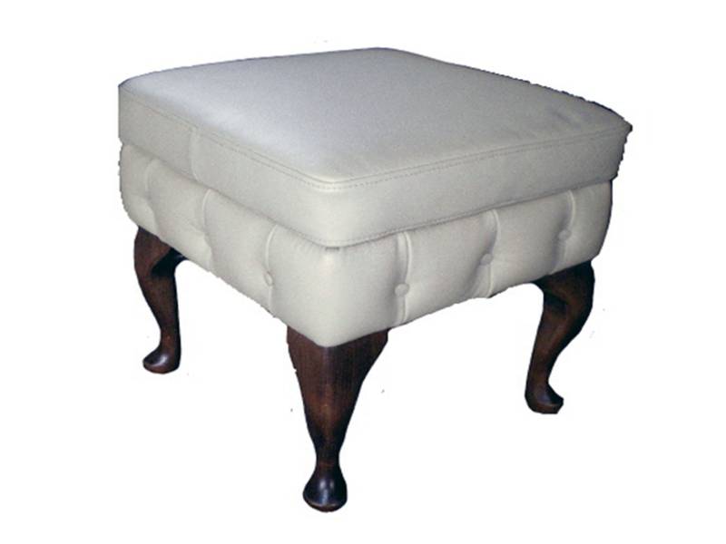 Hocker Chesterfield Beistellhocker Ottomane Couch Leder Stoff Textil Sitz Neu von JV Möbel