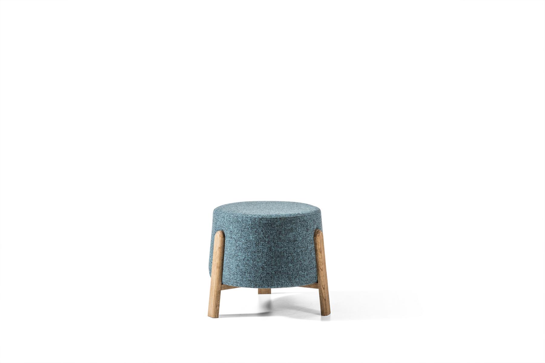 Hocker Designer Sitzbänk Holzhocker Stuhl Sitzhocker Italienischer Stil von JV Möbel