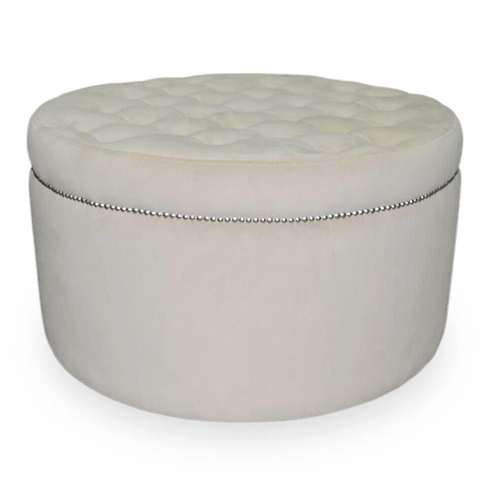 Hocker Fußhocker Ottoman Sitzhocker Sitzpouf Wohnzimmer Designer Pikowana80 von JV Möbel