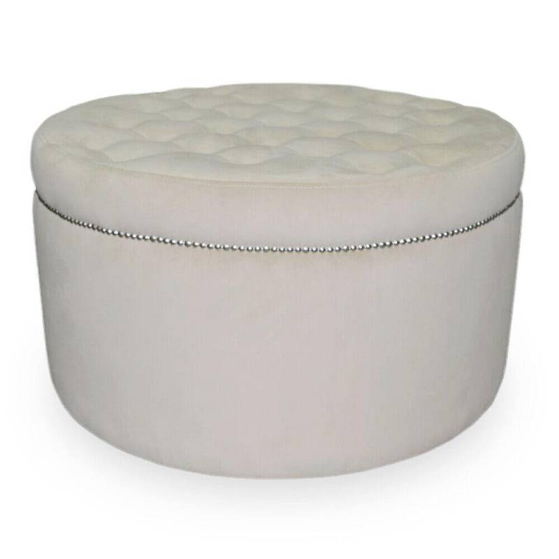 Hocker Fußhocker Ottoman Sitzhocker Sitzpouf Wohnzimmer Designer Pikowana80 von JV Möbel