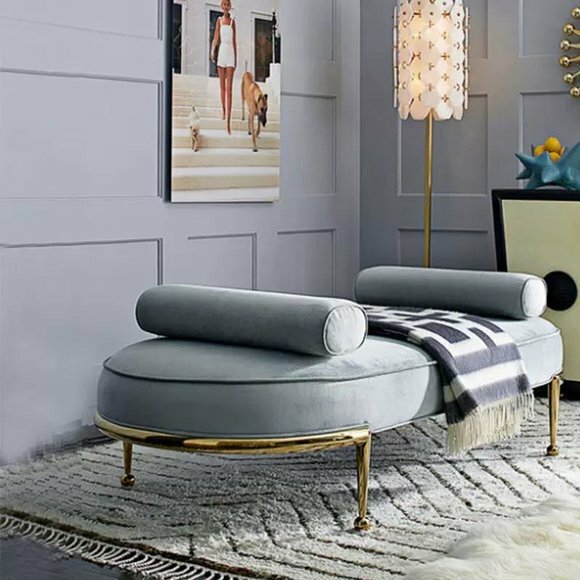 Hocker Polsterhocker Fuß Ablage Möbel Wohnen Sitzbänke Sitz Leder Grau Hocker Polsterhocker Fuß Ablage Möbel Wohnen Sitzbänke Sitz Leder Grau von JV Möbel