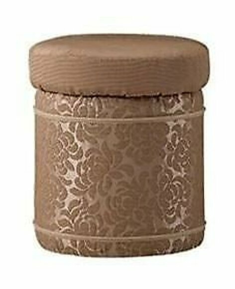 Hocker Polsterhocker Fuß Ablage Möbel Wohnen Sitzbänke Sitz Textil Braun Design Hocker Polsterhocker Fuß Ablage Möbel Wohnen Sitzbänke Sitz Textil Braun Design von JV Möbel