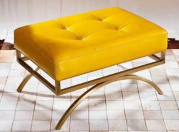 Hocker Polsterhocker Fuß Ablage Möbel Wohnen Sitzbänke Sitz Textil Neu von JV Möbel