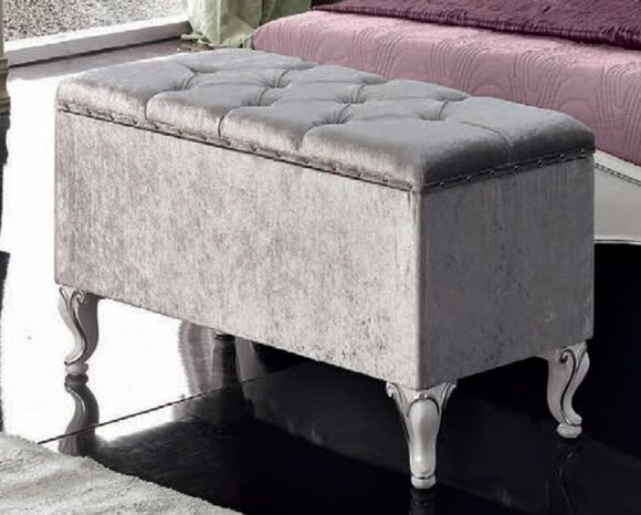 Hocker Sofa Pouf Polster Beistellhocker Fußhocker Ottomane Sitz Bank Artdéco von JV Möbel