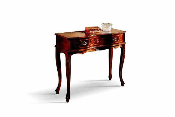 Holz Italienische Möbel Konsolentisch Braun Möbel Stil Barock Design Konsolen von JV Möbel