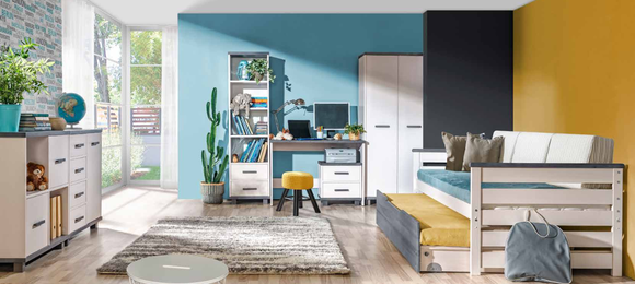 Holz Schlafsofa Bett Kinder Jugendzimmer Holz Betten Schlafsofa Klapp von JV Möbel