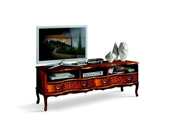 Italienische Holz Möbel Sideboard tv Lowboard Lang rtv Schrank Luxus Wohnzimmer Neu von JV Möbel