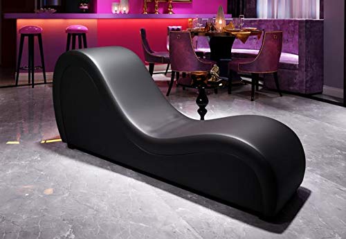 JV Möbel Relaxliege Sofa Chaiselounge Liege Tantra Couch Sessel Designerliege Kunstleder Recamiere XXL - 186 cm von JV Möbel