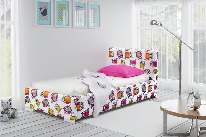 Jugendbett Kinderbett Kids Design Modern Bett Kinderzimmer 90 cm Bettkasten Neu von JV Möbel