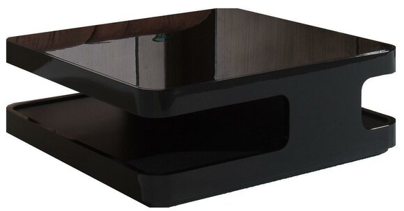 Kaffeetisch Design Couchtisch Holz Glas Tisch Wohnzimmer Couchtische Italien Neu von JV Möbel
