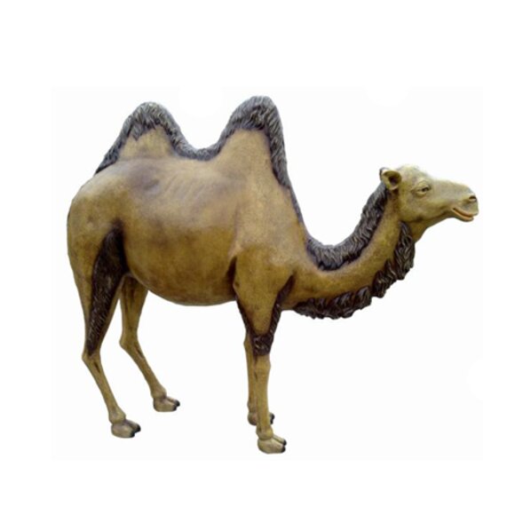 Kamel Lebensgroße Figur Dekoration Statuen Skulptur Garten Deko Figuren 210cm von JV Möbel
