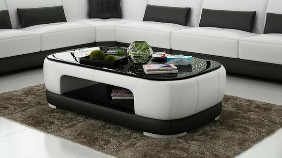 Kindersicher Glastisch Couchtisch Tisch Sofa Designer Tische Gepolstert Kindersicher Glastisch Couchtisch Tisch Sofa Designer Tische Gepolstert von JV Möbel