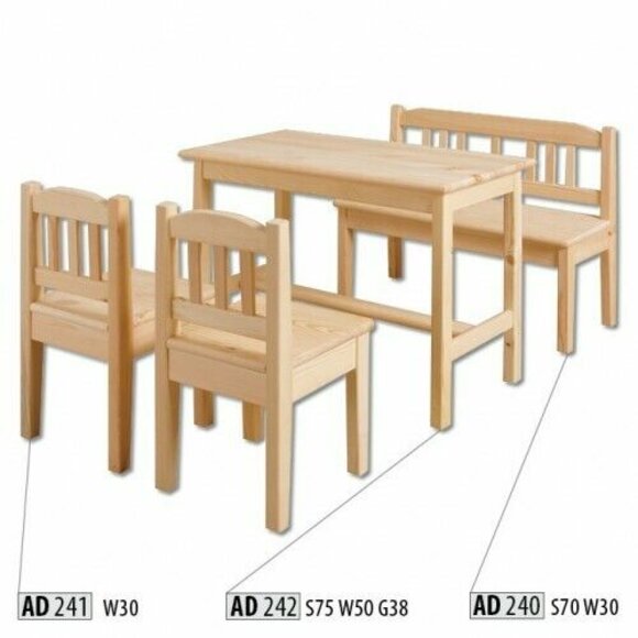 Kindersitzgruppe 4tlg Kindermöbel Set Sitzgarnitur Kind Kinderstuhl Kindertisch von JV Möbel