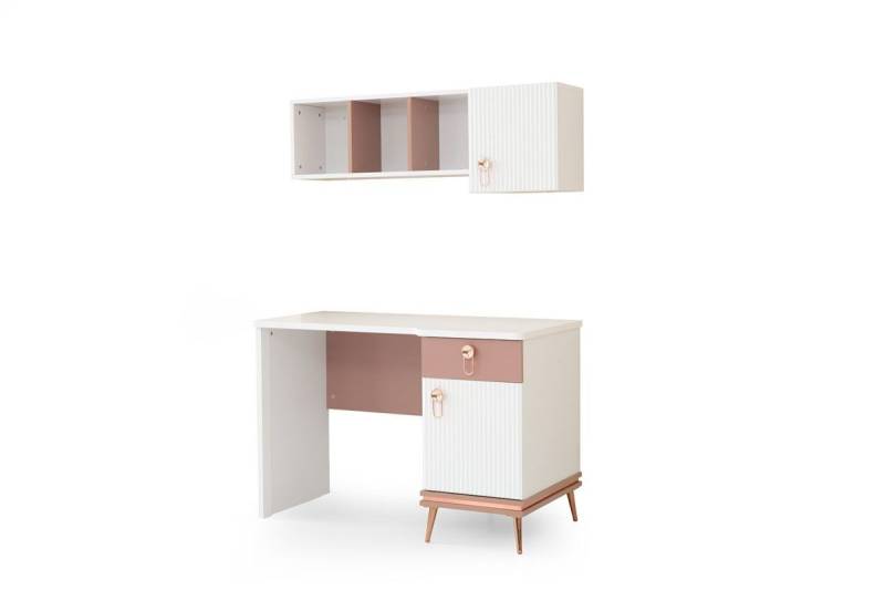 Kinderzimmer Set Jugendzimmer Schreibtisch+ Regal Modern Set 2tlg. Neu von JV Möbel