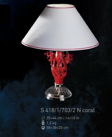 Klassisch Nachttischleuchte Tischleuchte Tischlampe Bohemia Tisch Leuchte von JV Möbel