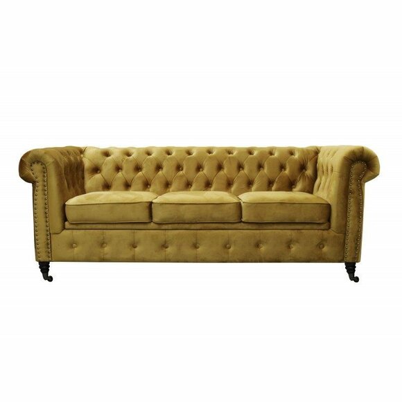 Klassische Chesterfield Design Big XXL Couch Schlafsofa Polster Sofa Couchen Neu von JV Möbel