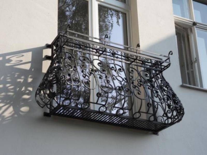 Klassische Geländer Handgefertigte Balkon Treppen Schmiedezaun Zaun 1lfm #338 von JV Möbel
