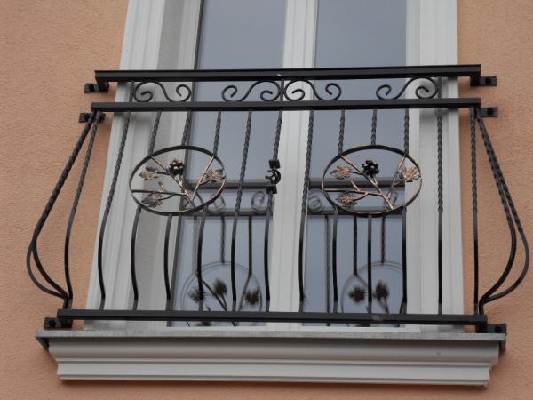 Klassische Geländer Handgefertigte Balkon Treppen Schmiedezaun Zaun 1lfm #341 von JV Möbel