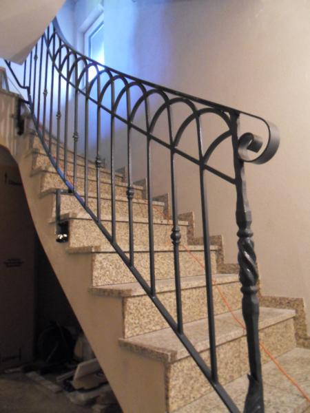 Klassische Geländer Handgefertigte Balkon Treppen Schmiedezaun Zaun 1lfm #359 von JV Möbel