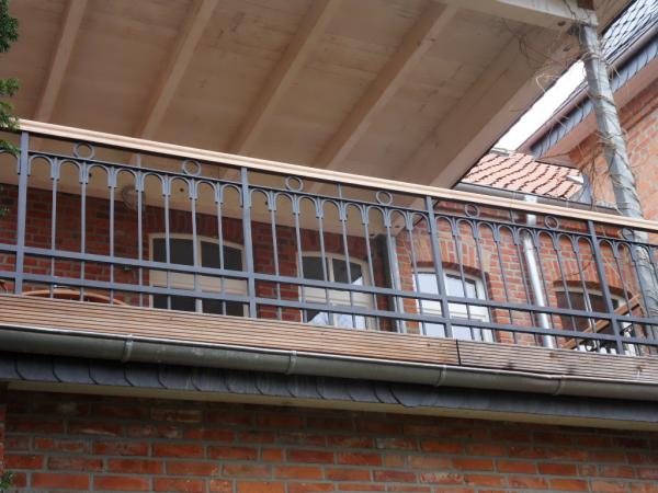 Klassische Geländer Handgefertigte Balkon Treppen Schmiedezaun Zaun 1lfm #382 von JV Möbel