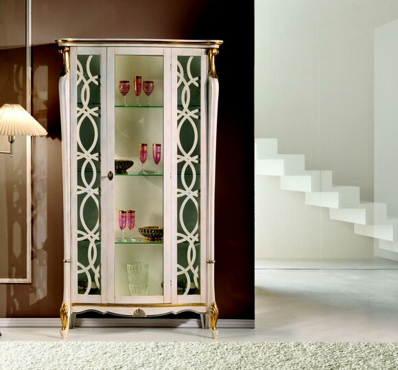Klassische Möbel Holz Design Vitrine Stil Regal Schrank Schränke Italienische Möbel Neu Klassische Möbel Holz Design Vitrine Stil Regal Schrank Schränke Italienische Möbel Neu von JV Möbel