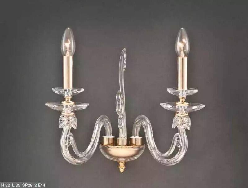 Klassische Wandkronleuchter Antik Stil Hängelampen Wandpendelleuchten von JV Möbel