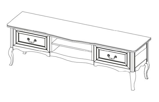 Klassischer TV Sideboard Echtes Holz Kommode Board Schrank Kommoden Neu PR-RTV-D Klassischer TV Sideboard Echtes Holz Kommode Board Schrank Kommoden Neu PR-RTV-D von JV Möbel