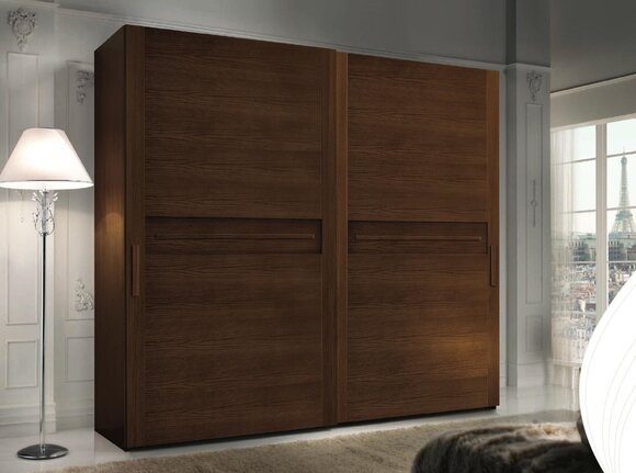 Kleiderschränke Kleiderschrank Luxus Schiebetür Design Holz moderne Garderobe von JV Möbel