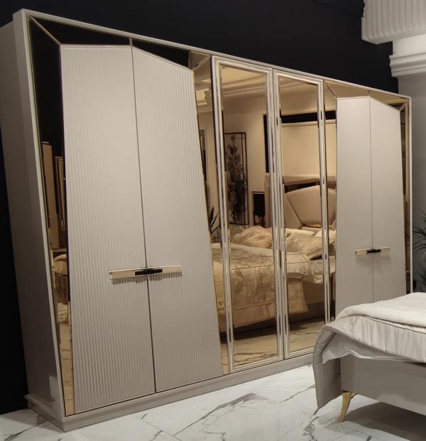 Kleiderschrank Ankleideschrank Schrankwand Garderobenschrank Spiegelschrank von JV Möbel