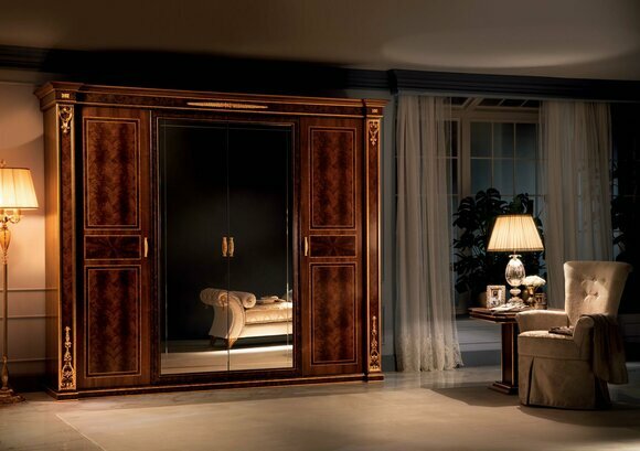 Kleiderschrank Antik Stil Barock Rokoko Jugendstil Möbel Schlafzimmer von JV Möbel