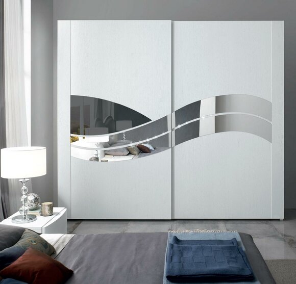 Kleiderschrank Designer Kleiderschränke Möbel Holz Wandschrank Schrank Spiegel von JV Möbel