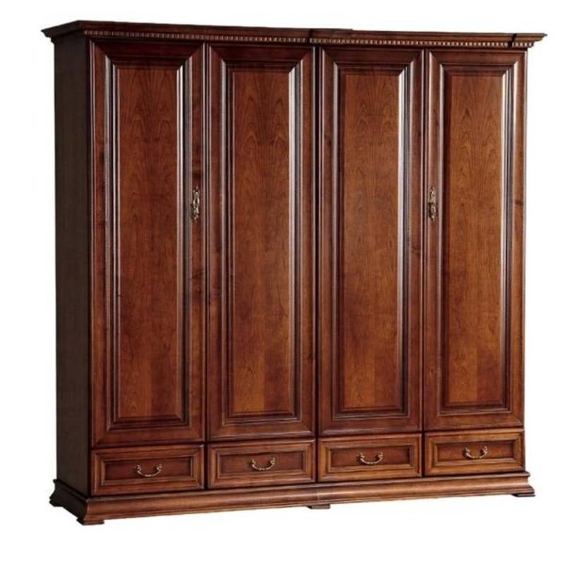 Kleiderschrank Flügeltürenschrank Hochschrank Kleiderkasten Garderobenschrank von JV Möbel