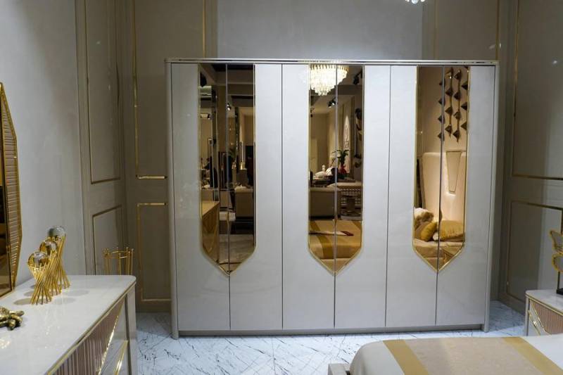 Kleiderschrank Garderobenschrank Schlafzimmerschrank Stauschrank Luxusschrank von JV Möbel
