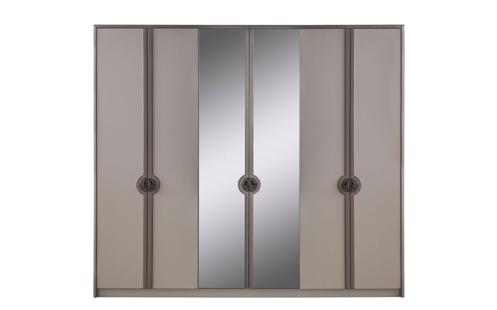 Kleiderschrank Garderobenschrank Schrank Moderne Holzschrank Grau von JV Möbel