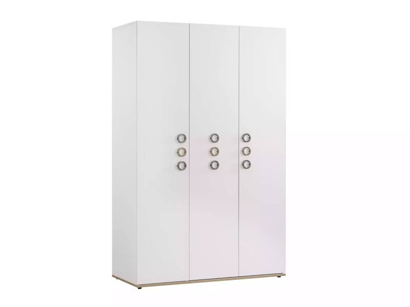 Kleiderschrank Kinderkleiderschrank Kindermöbel Kinderzimmer Holz Weiß von JV Möbel