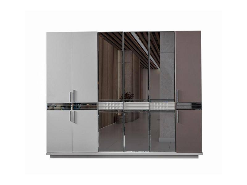 Kleiderschrank Kleiderstauraum Garderobenschrank Schrank Ankleideschrank 265cm von JV Möbel