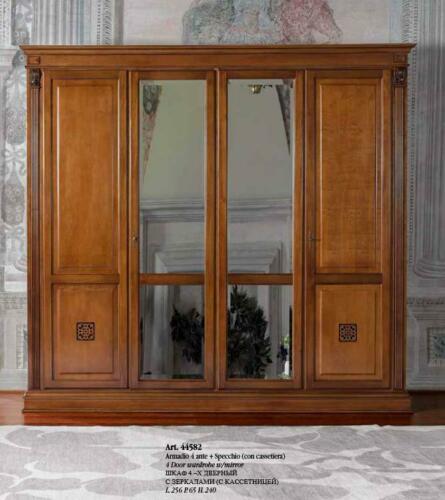 Kleiderschrank Schlafzimmer Massivholz Schrank Antik Stil Schränke Italienische Möbel von JV Möbel
