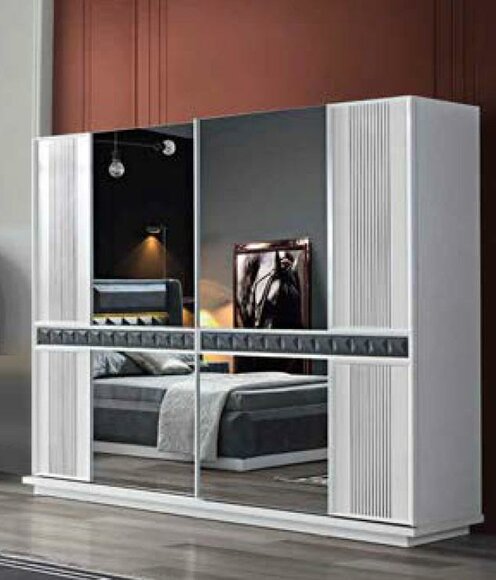 Kleiderschrank Schrank Luxus Holz Schränke Design Möbel Schlafzimmer von JV Möbel