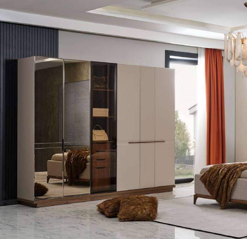 Kleiderschrank Schrank Möbel Schränke Schlafzimmer Garderobenschrank Holz von JV Möbel